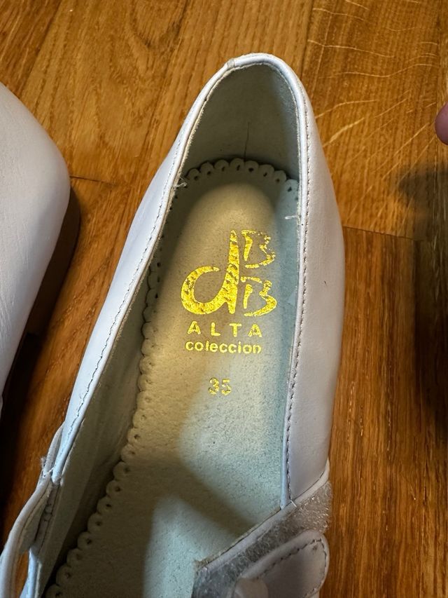 Zapatos comunión niñas.