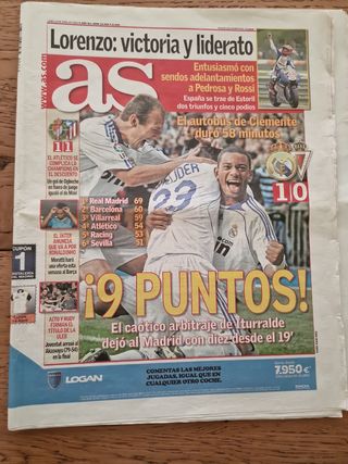 Periódico AS Jorge Lorenzo