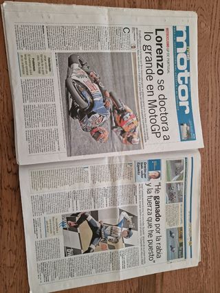 Periódico AS Jorge Lorenzo
