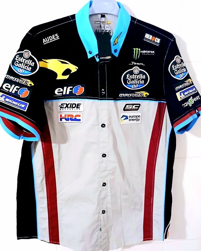 CAMISA OFICIAL MOTOGP 2018 
MARCDVS HONDA MOTO 2GP