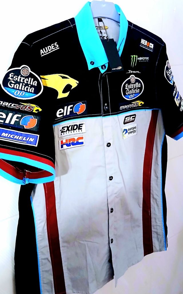 CAMISA OFICIAL MOTOGP 2018 
MARCDVS HONDA MOTO 2GP