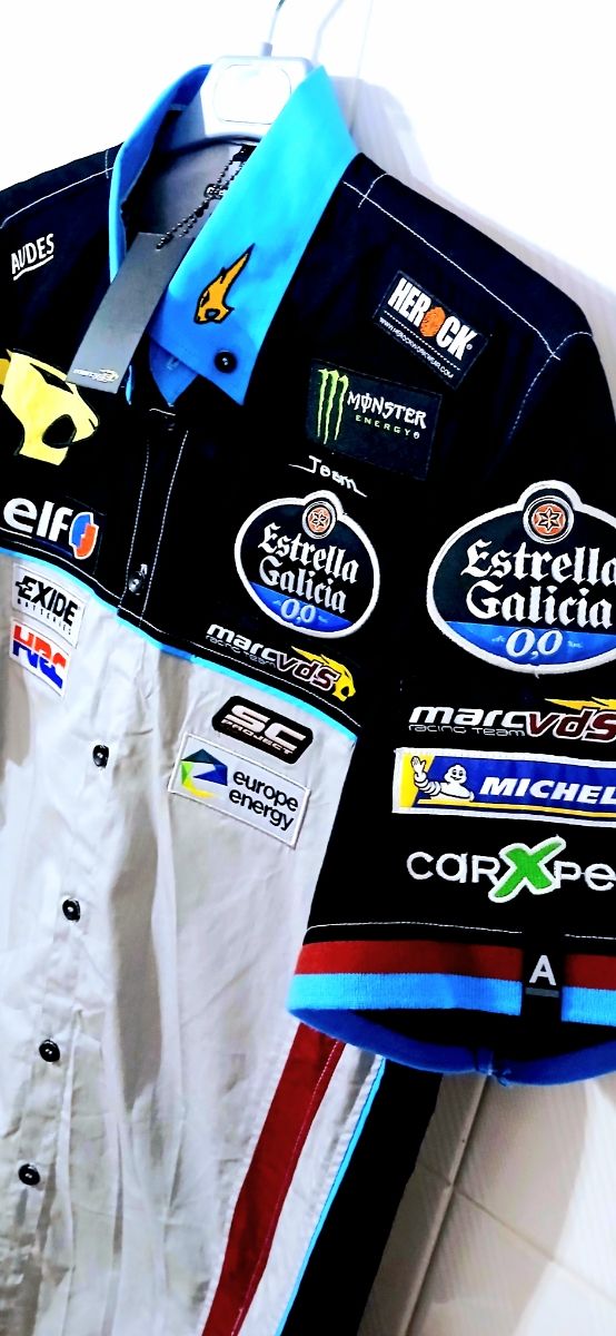 CAMISA OFICIAL MOTOGP 2018 
MARCDVS HONDA MOTO 2GP
