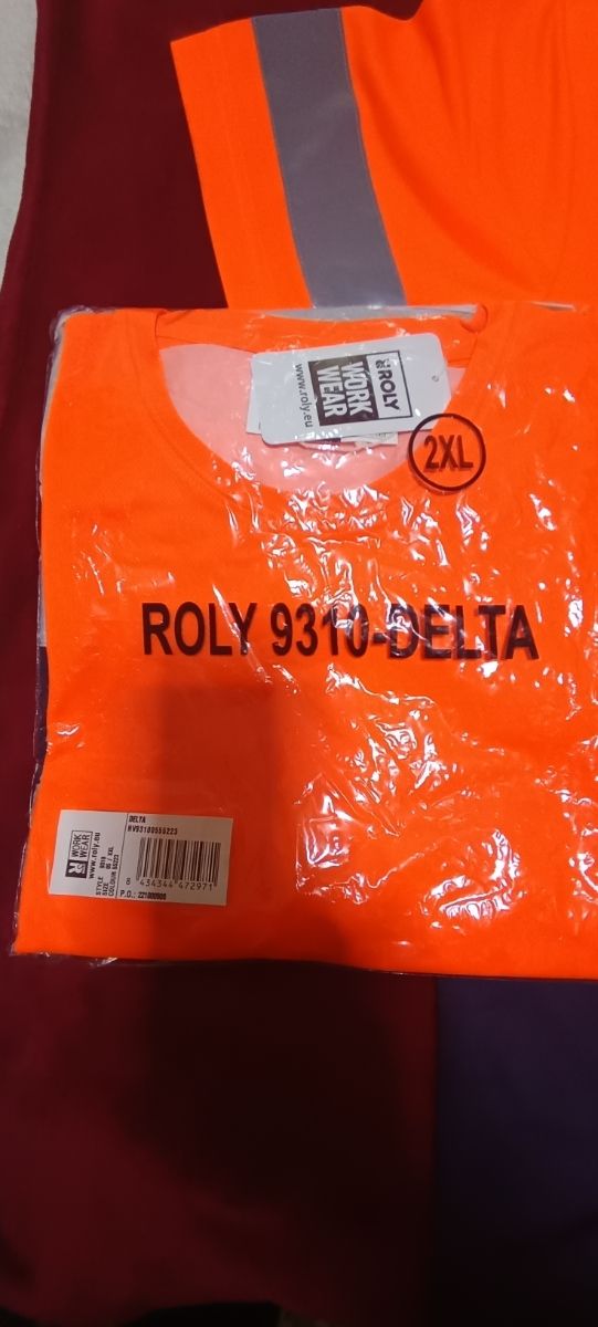 Camiseta trabajo reflectante naranja