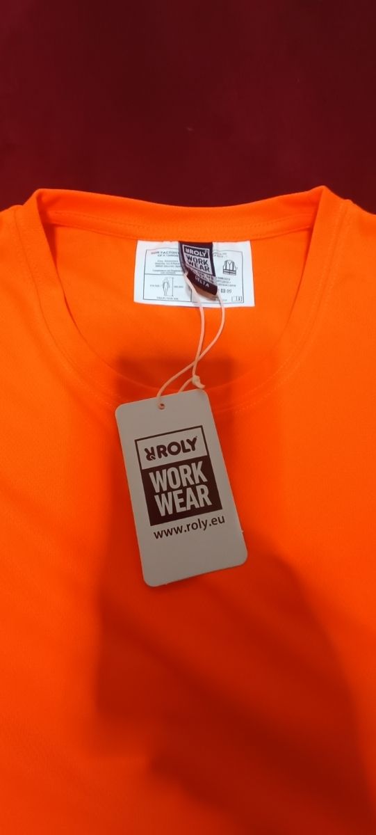 Camiseta trabajo reflectante naranja