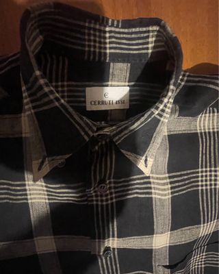 Camicia uomo quadretti Cerruti 1881