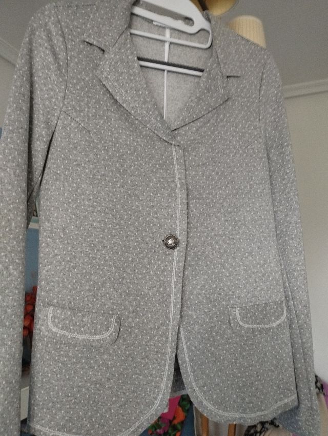 Blazers tejido de punto grueso