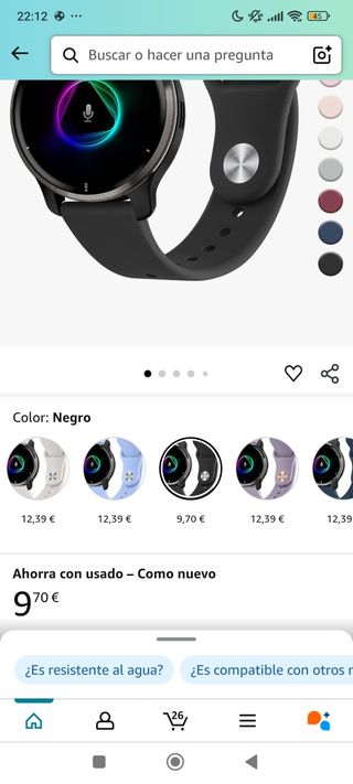 Pulsera para Garmin Venu, Venu 2 Plus