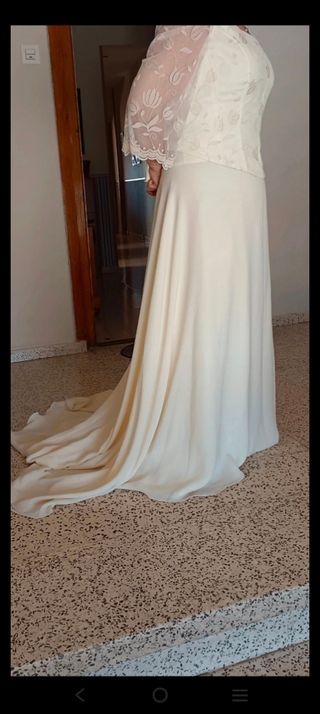 Vestido de novia de corte romtico vintage 48a50