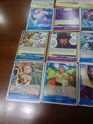 Lotto carte collezionabili onepiece