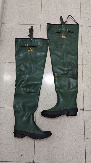 Botas altas agua pesca río de goma 42 Grauvell 