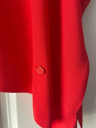 Blusa roja talla M Adolfo Domínguez