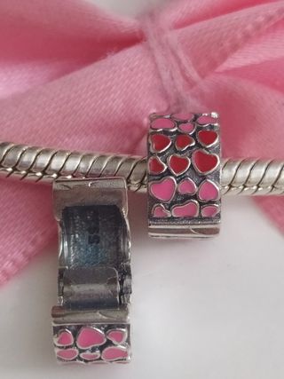 Charms clips en plata S 925.