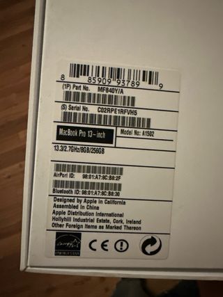 MacBook Pro 13” Retina 2015 leer descripción