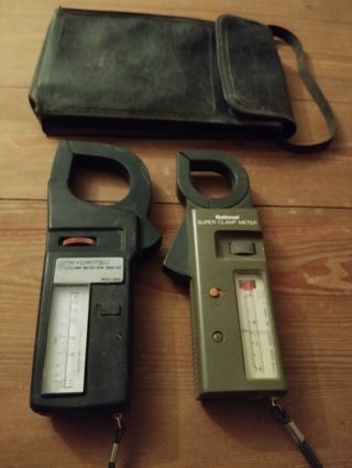 Pinzas amperimetricas antiguas