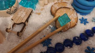 Bandeja sensorial Invierno