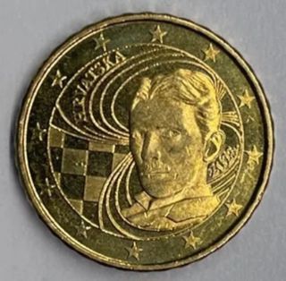 Moneda de 10 céntimos de croacia