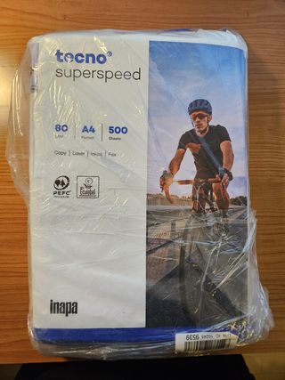 Papel para impresora/fotocopiadora 80 g/m2, A4