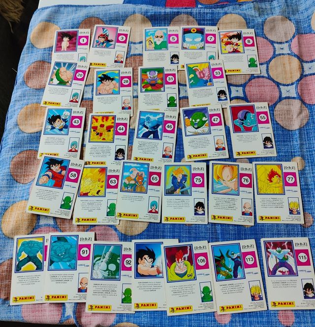 Cartas Dragon Ball Z 