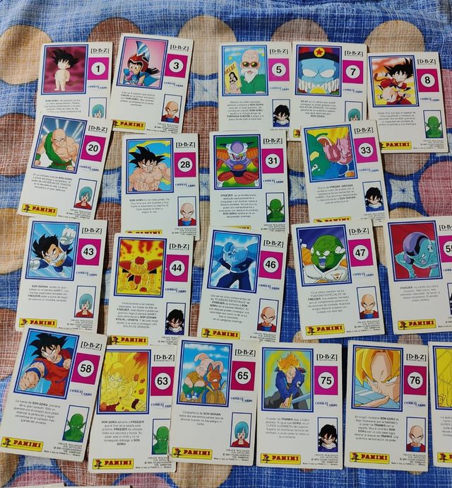 Cartas Dragon Ball Z 