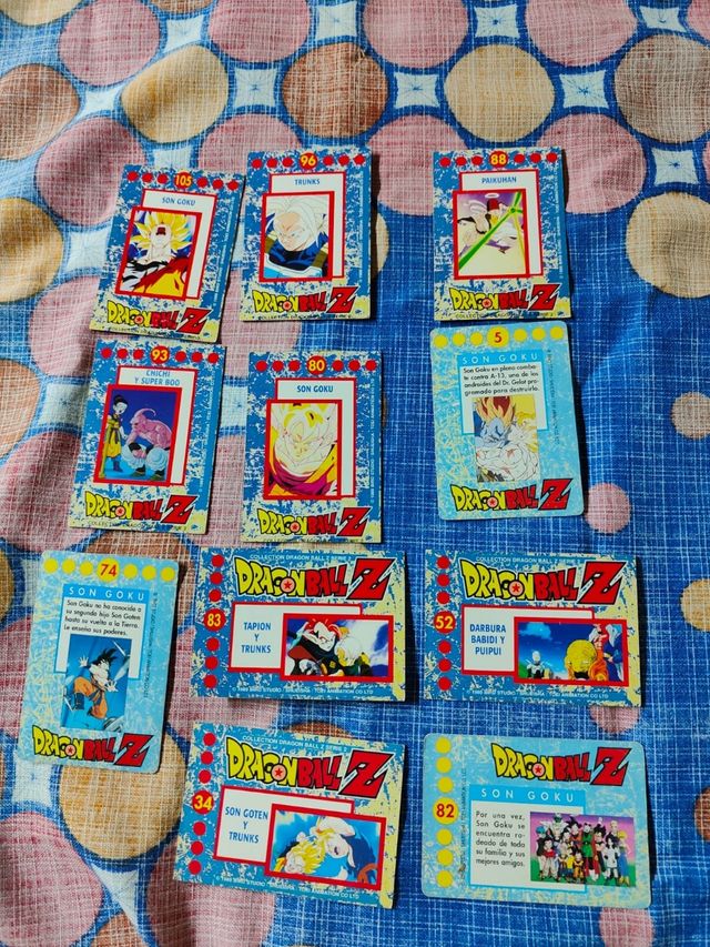 Cartas de Dragon Ball Z 