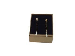 pendientes oro 18k con piedra