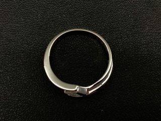 sortija oro 18k con piedra con circonita