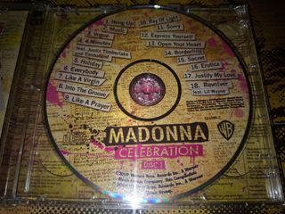 Madonna celebration 2 CD deluxe poster México pop
