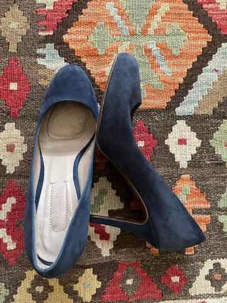 Zaptos salon azul marino ante