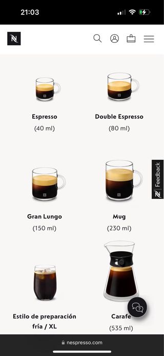 Cafetera Nespresso Vertuo Latissima