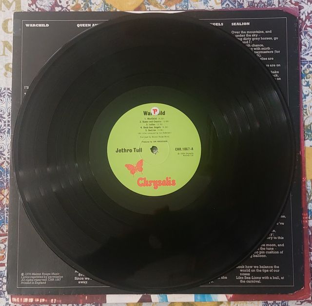 LP JETHRO TULL WAR CHILD MADE UK
