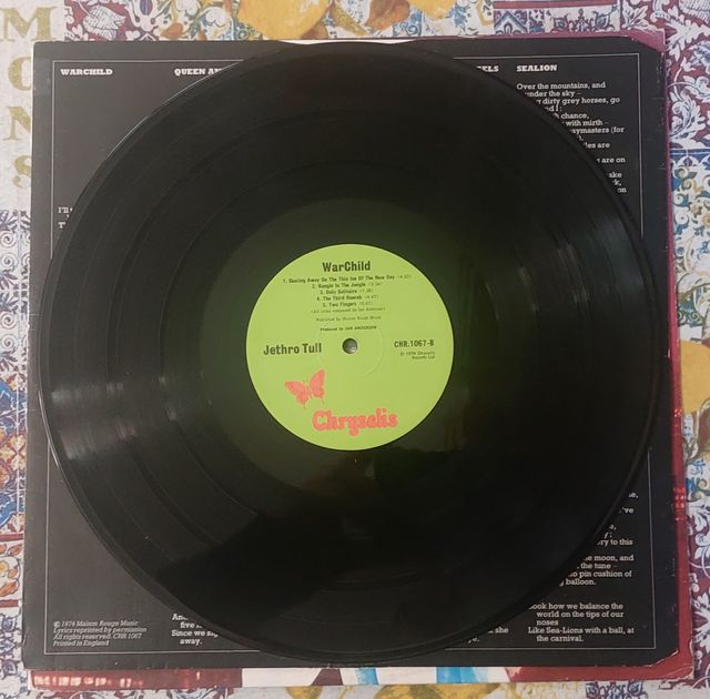 LP JETHRO TULL WAR CHILD MADE UK