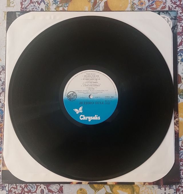 LP JETHRO TULL THIS WAS MADE ITALY