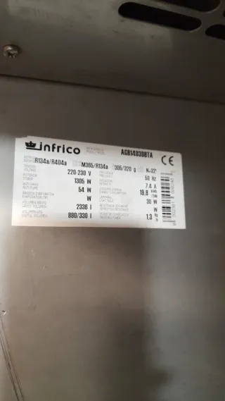 Nevera congelador industrial