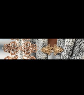 Broche vintage chaqueta o traje regional