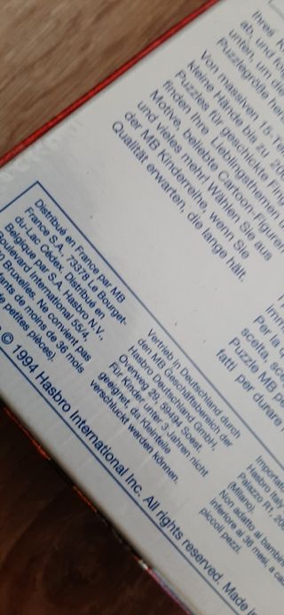 Lote 2 Puzzles power rangers mighty morphin 1993