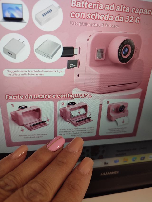 Cámara fotografía instantánea 