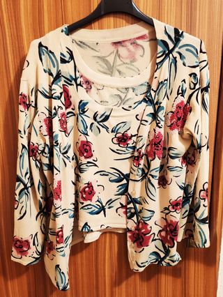 Conjunto chaqueta y top