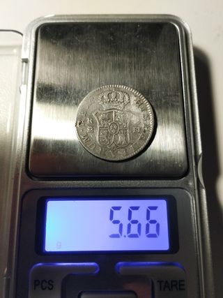 Moneda 2 reales plata