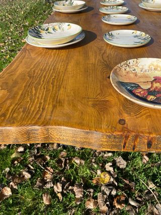 Mesas de madera maciza