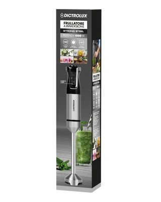 Frullatore a Immersione con lame in Acciaio 1000 W