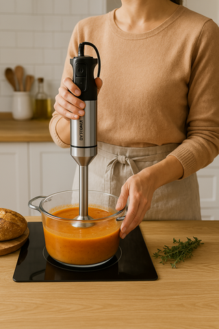 Frullatore a Immersione con lame in Acciaio 1000 W