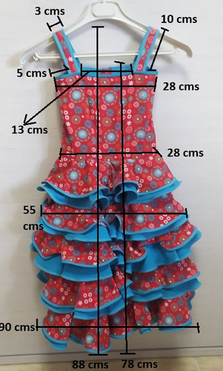 Traje flamenca niña