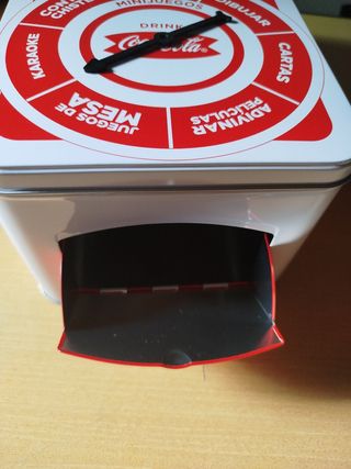 Caja coca cola más bola navidad