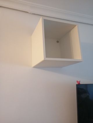 Mueble de almacenaje pared IKEA blanco
