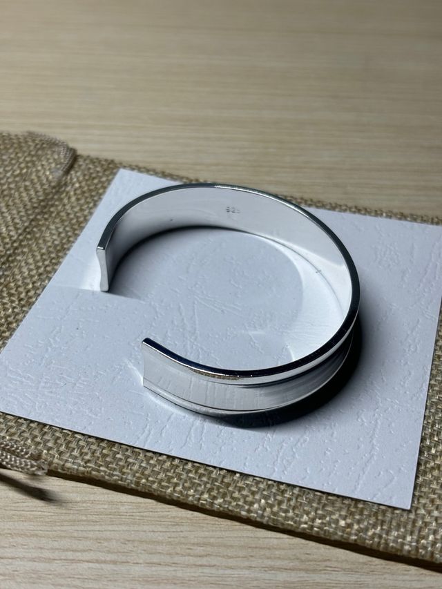 Pulsera brazalete plata 925