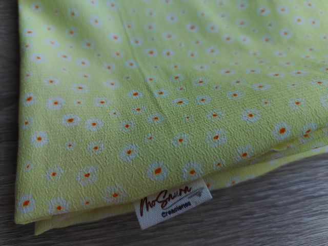 Pañuelo tubular amarillo