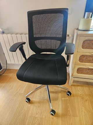 SILLA MAKRO MESH ADVANTAGE REST NEGRO