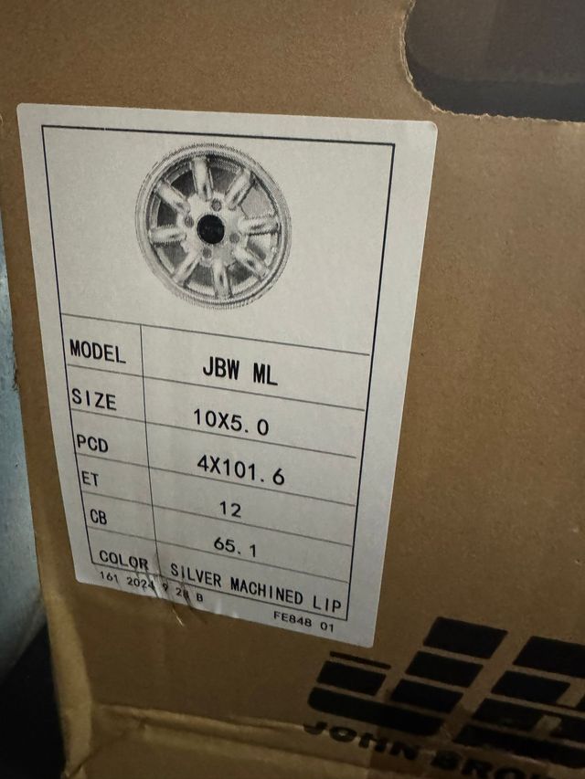 Juego llantas tipo Minilite 10x4'5 Mini Mk1