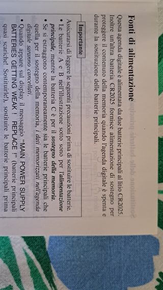 Casio Digital Diary SF-7500, nuovo