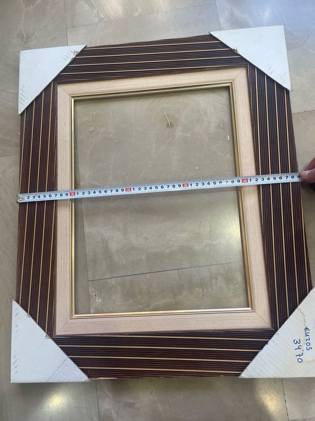 2 marcos cuadros madera